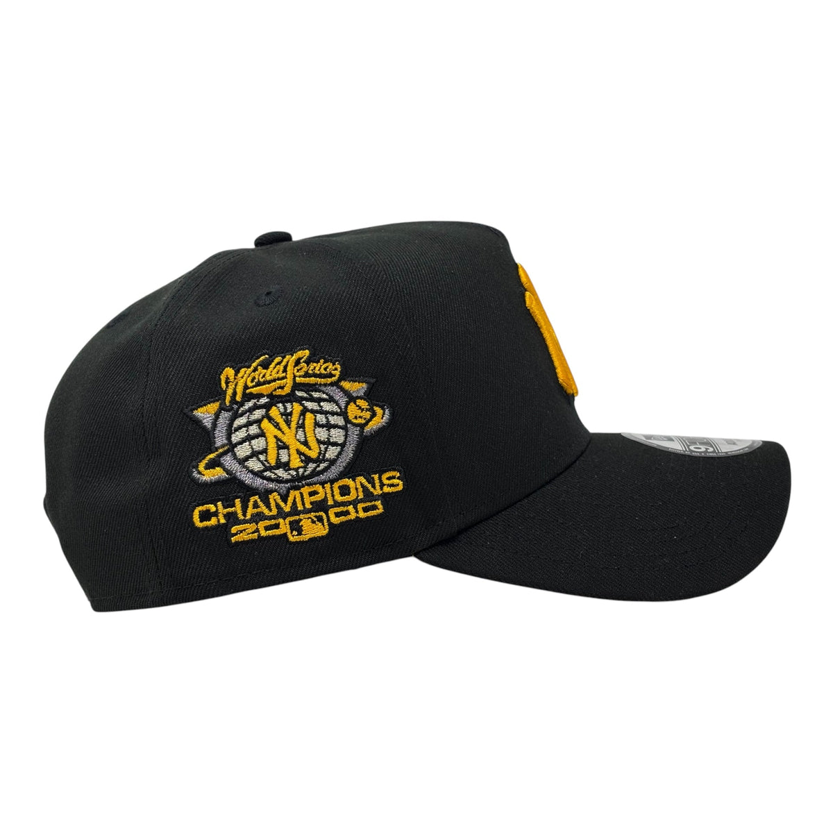 New York Yankees 2000 World Series Champions A frame Snapback Hat Black