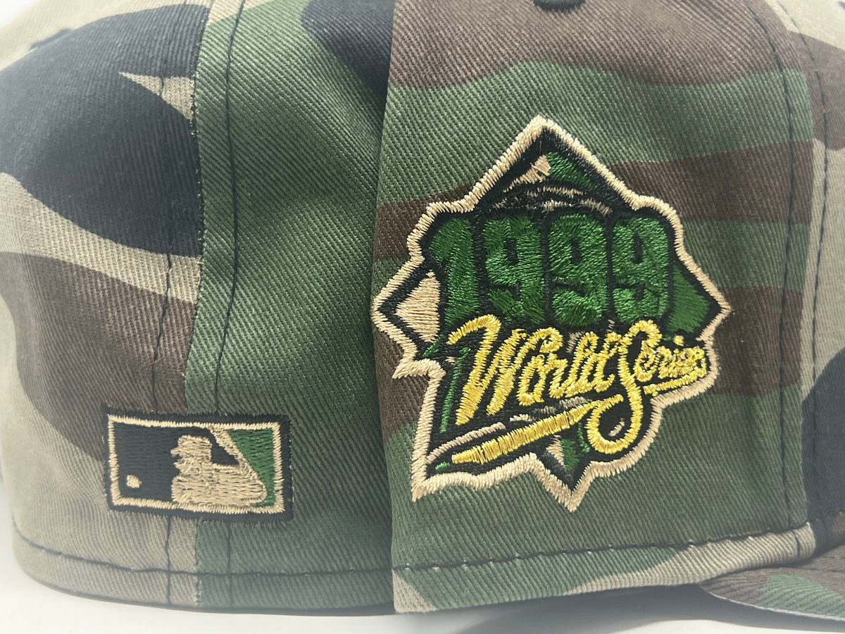 New York Yankees 1999 World Series Woodland Camouflage New Era Fitted Hat