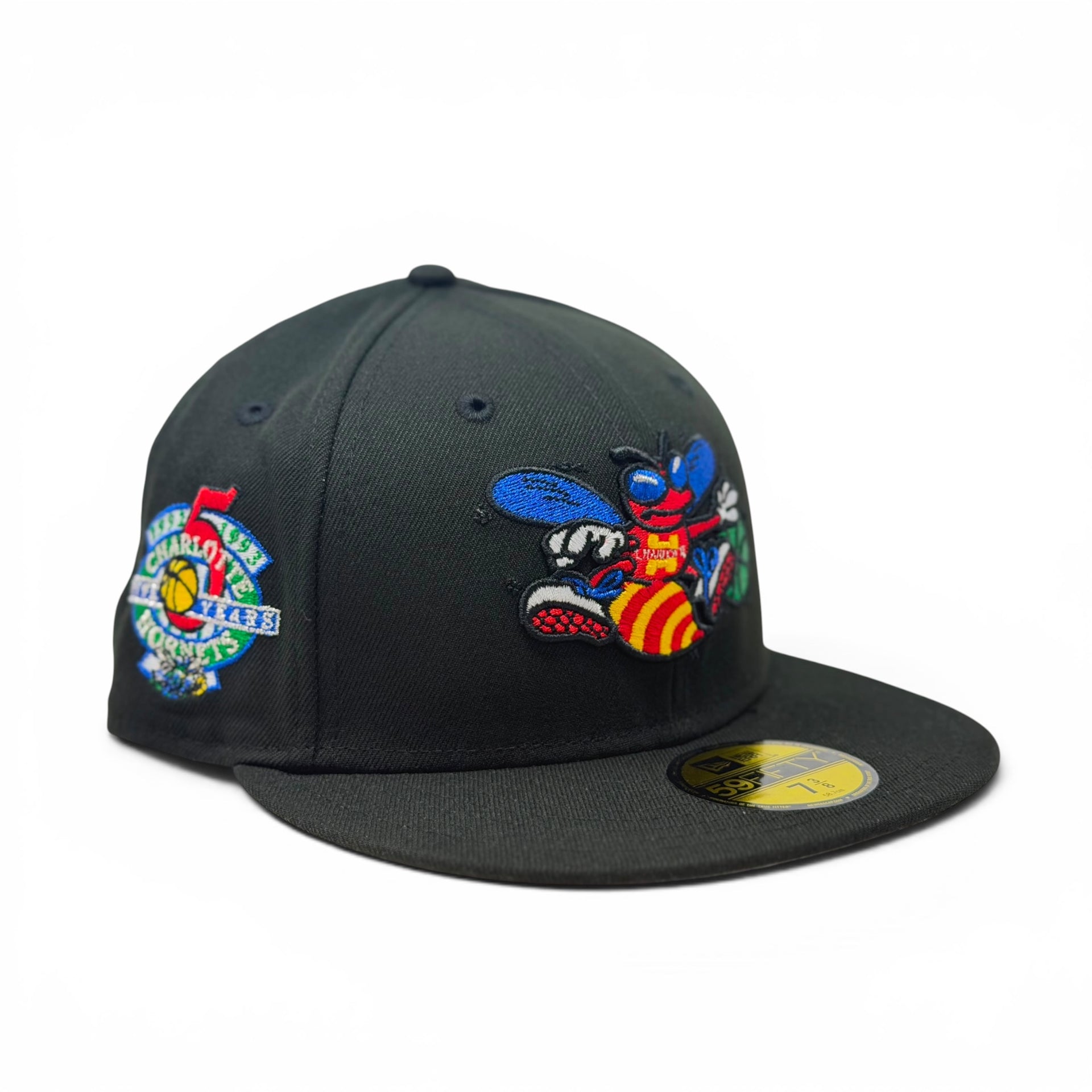 Charlotte Hornets HWC 5th Anniversary New Era Fitted Hats-Black