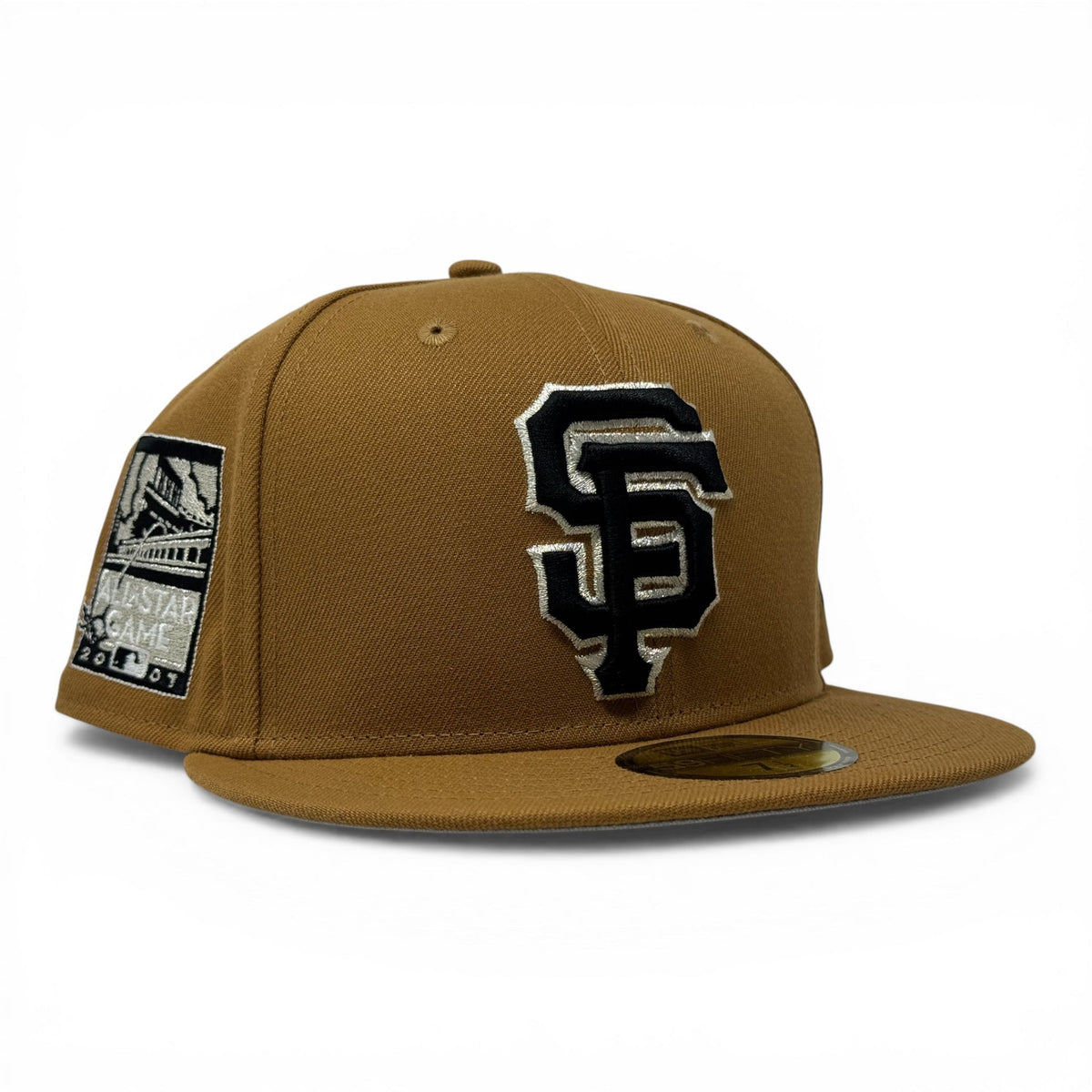 San Francisco Giants 2007 All Star Game 59Fifty New Era Fitted Hats-Khaki