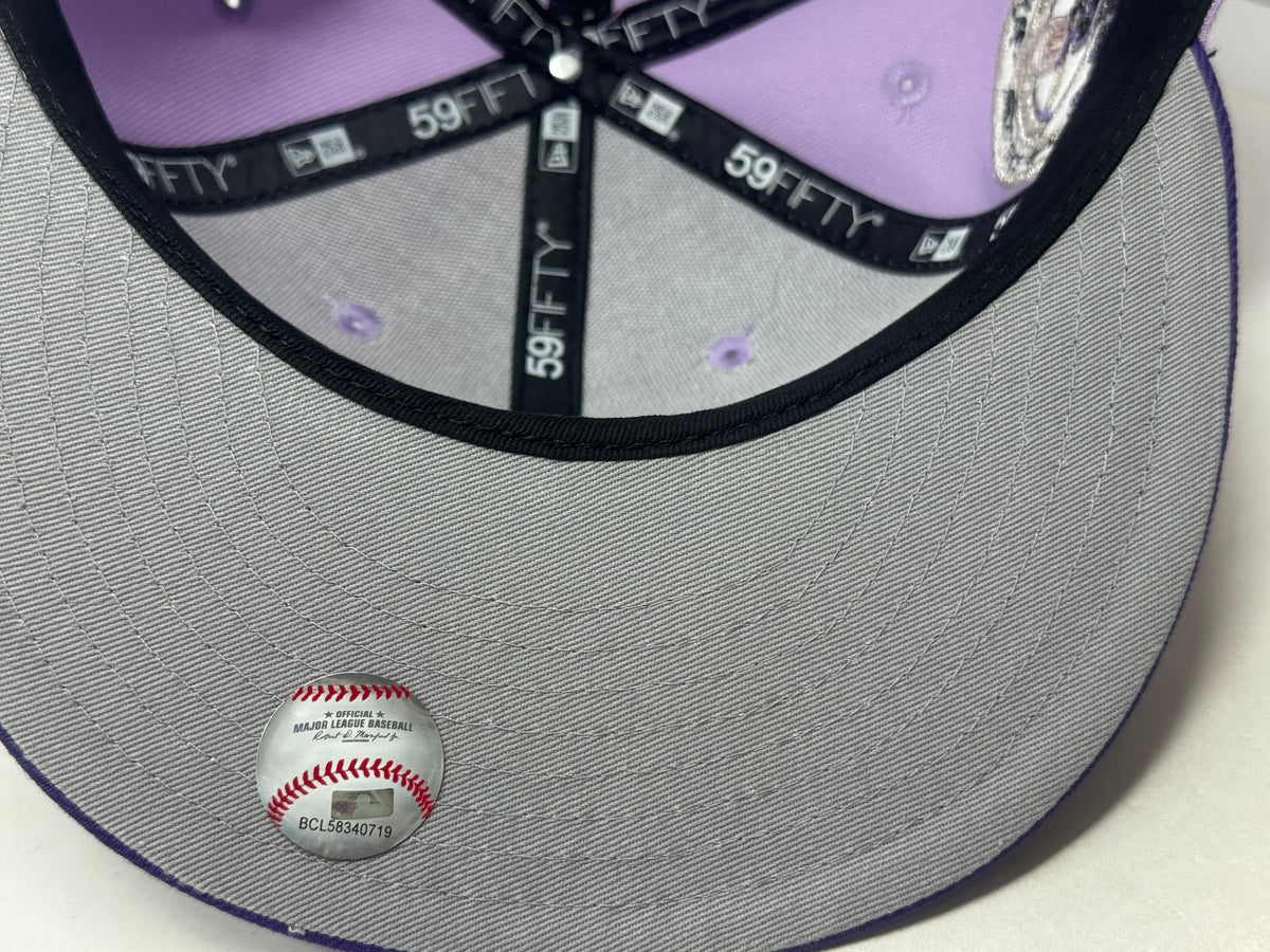 Baltimore Orioles 30th Anniversary Fitted Hat-Lavender Purple