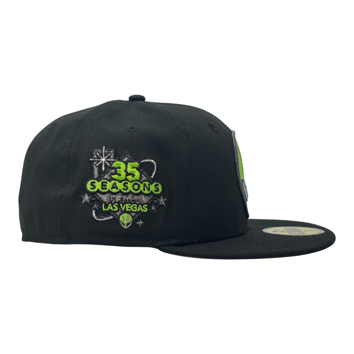 Las Vegas 51s Alien 35th Seasons Lime Green Edition 59Fifty Fitted Hat