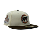 Chicago Cubs 2016 World Series Off White Walnut Visor New Era Fitted Hats