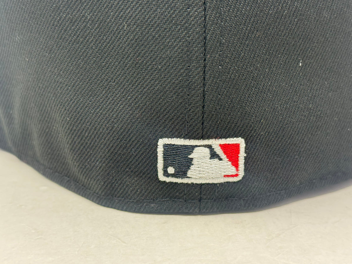 Houston Astros Apollo 11 Red Brim New Era Fitted Hat-Black