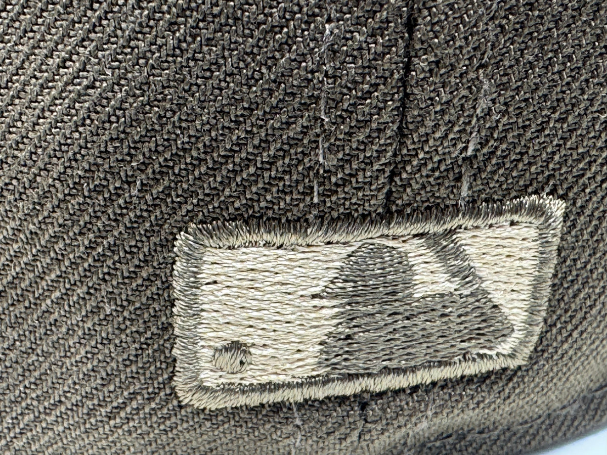 New York Yankees "Supercharged Logo" Fitted Hats-Brown
