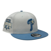 Philadelphia Phillies 1996 All Star Game Snapback Hat-White Sky Blue