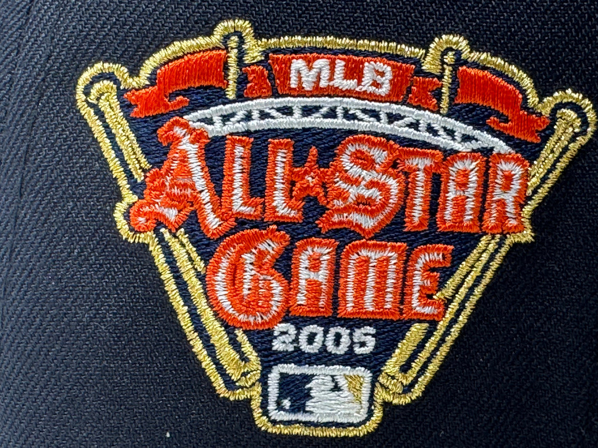 Detroit Tigers 2005 All Star Game Sliding Kitty New Era Fitted Hat-Navy