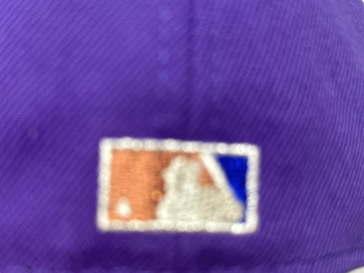 Tampa Bay Devil Rays 1998 Inaugural Season Light Purple Fitted Hats