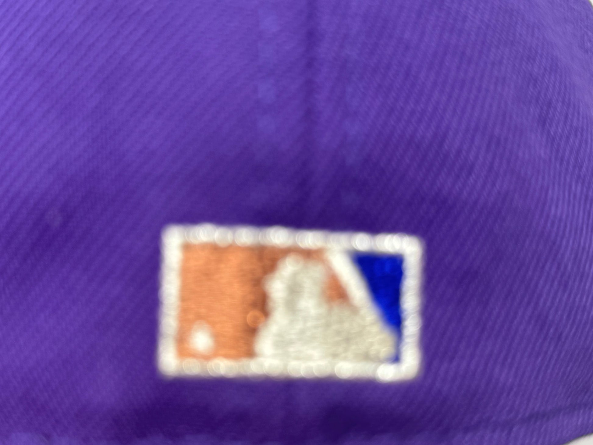 Tampa Bay Devil Rays 1998 Inaugural Season Light Purple Fitted Hats