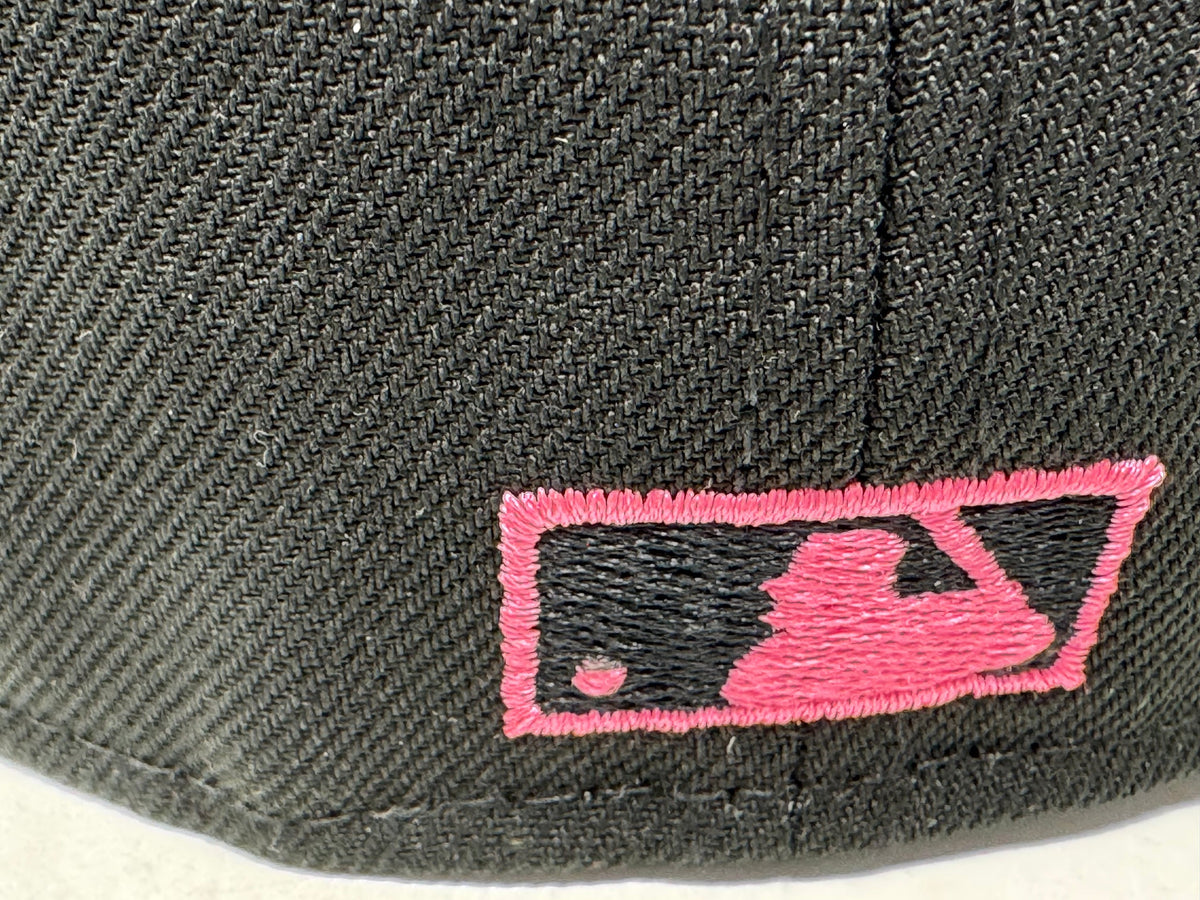 Toronto Blue Jays 1993 World Series Fusion Pink Brim Fitted Hats-Black