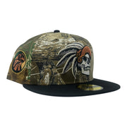 New Era Aztec Skull Warrior Real Tree 59Fifty Fitted Hat