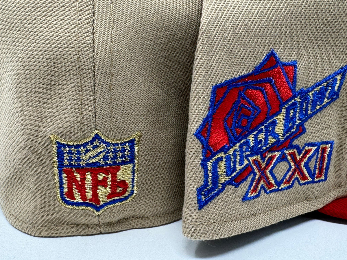New York Giants 21st Super Bowl Champions New Era Fitted Hat