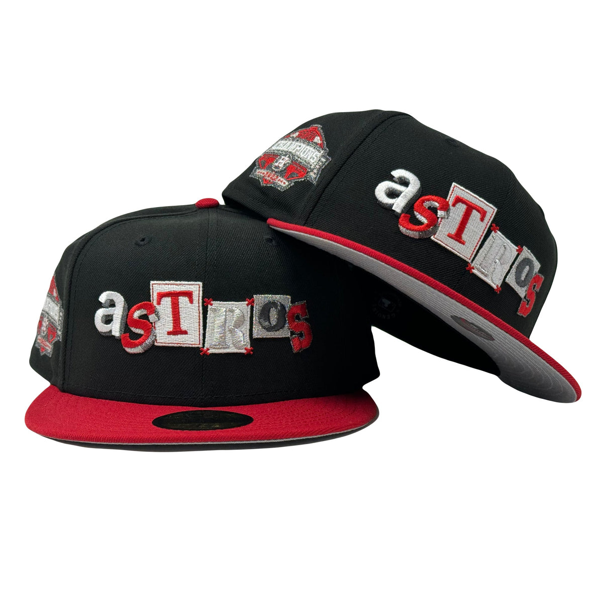 Houston Astros 2022 World Series Champions Ransom Note Pack New Era Fitted Hat