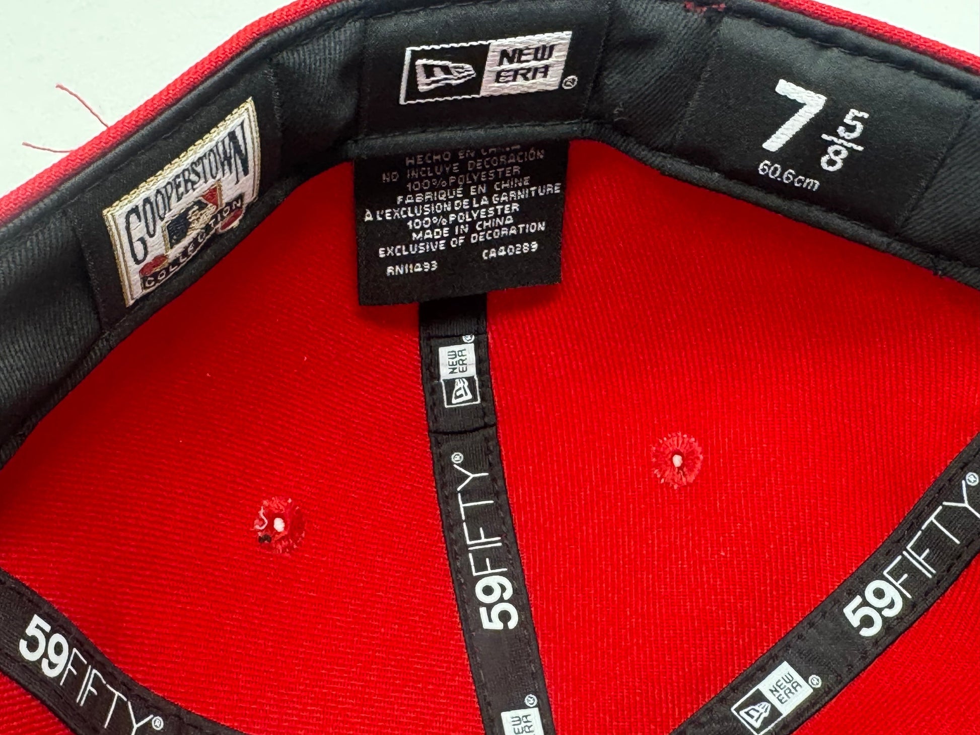 Toronto Blue Jays 1993 World Series Fitted Hats-Red
