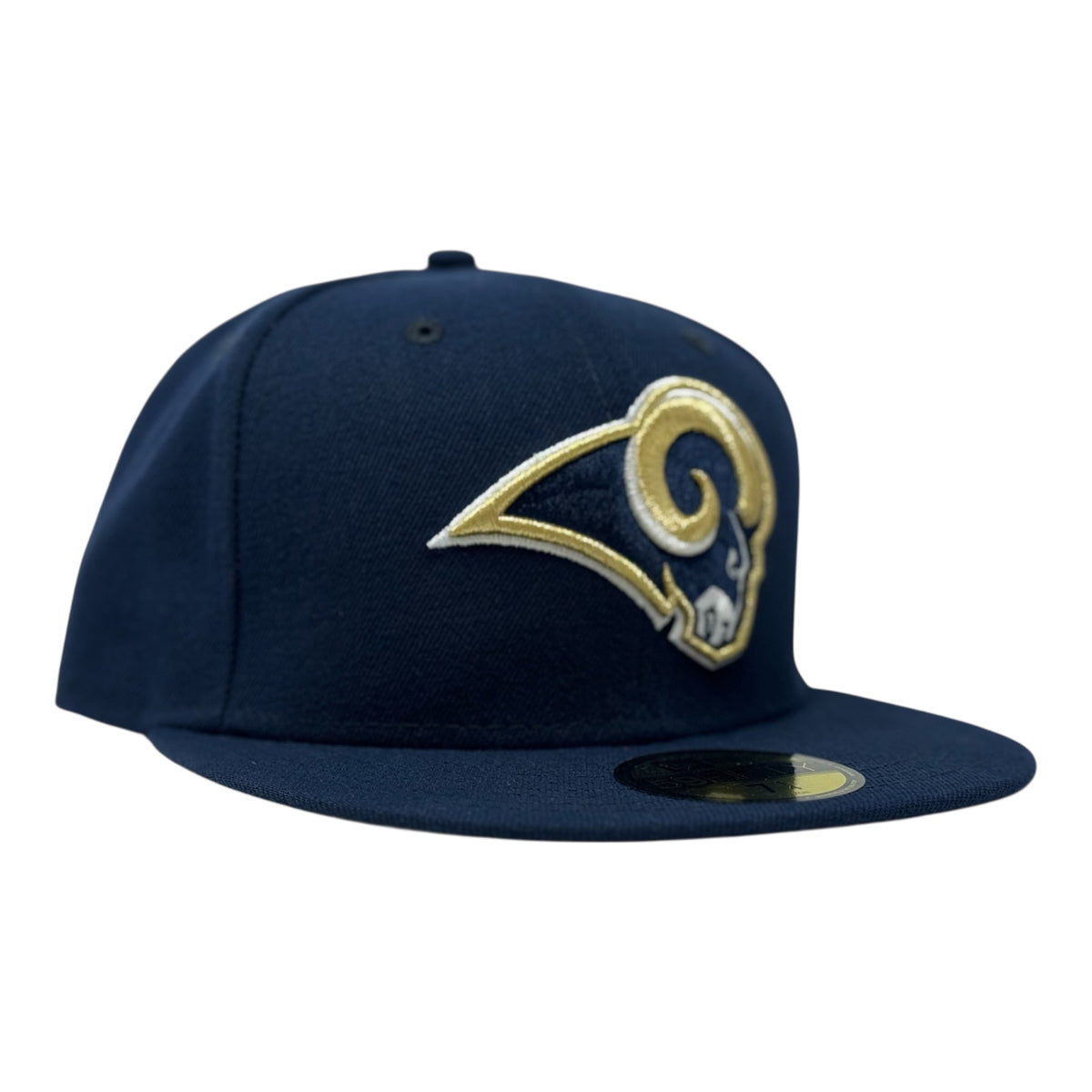 Los Angeles Rams New Era 59 fifty Fitted Hat Cap Navy Blue