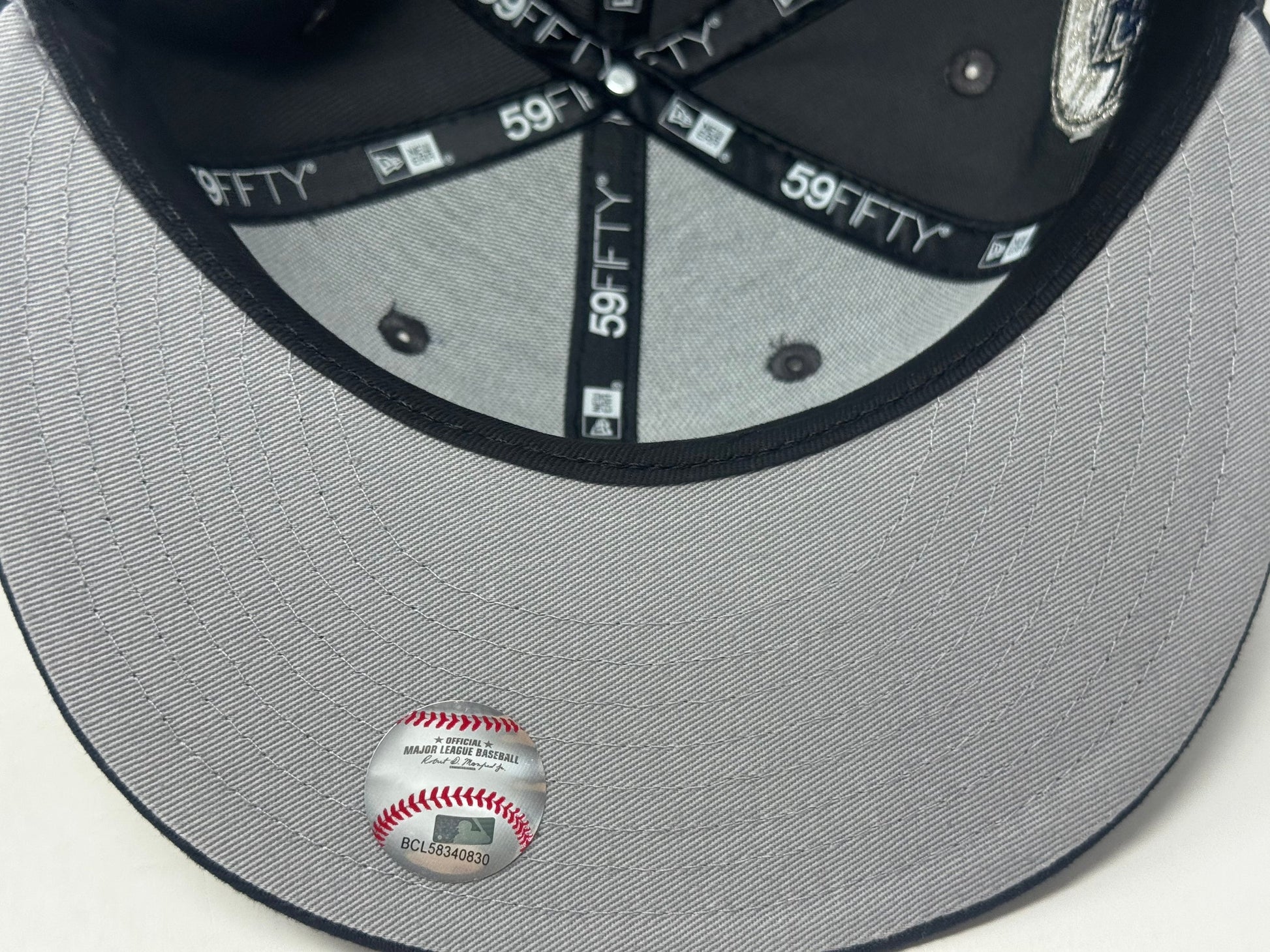 Montreal Expos 35th Anniversary Fitted Hats to Match OG Flint 13-Dark Gray Navy