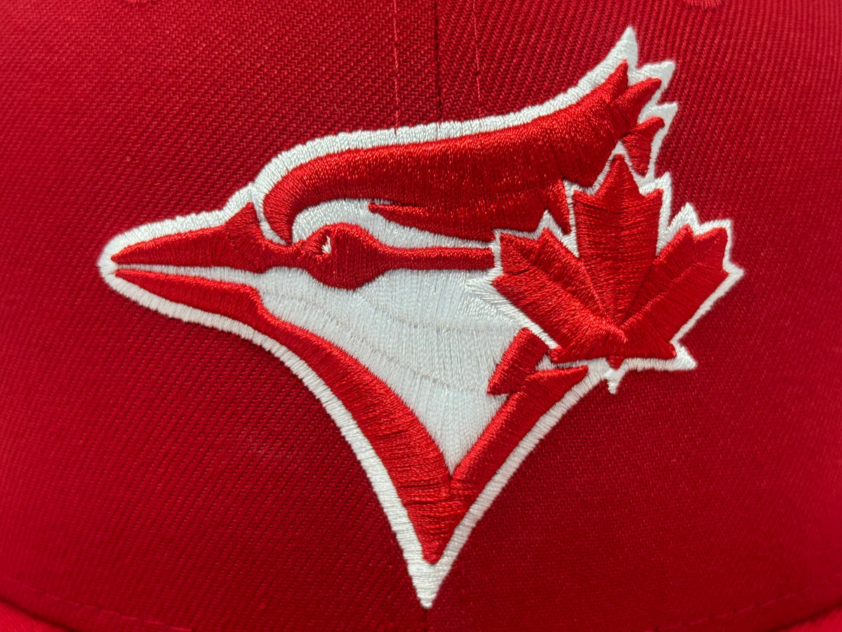 Toronto Blue Jays 1993 World Series Fitted Hats-Red