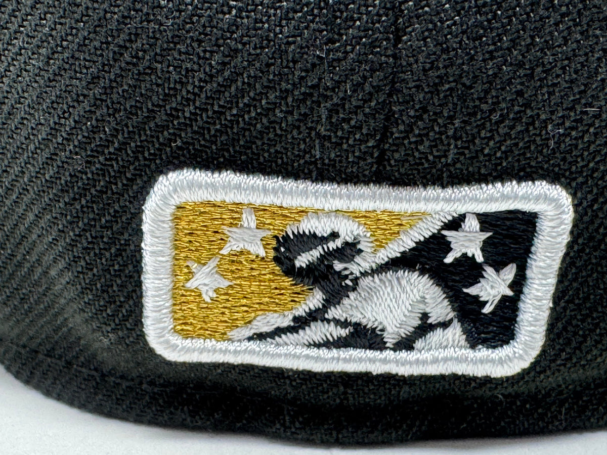 Kinston Indians Minor League New Era Fitted Hats-Black