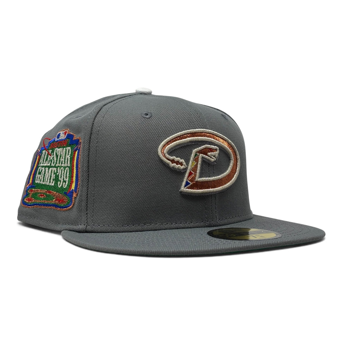 Arizona Diamondbacks 1999 All Star Game Fitted Hats-Storm Gray