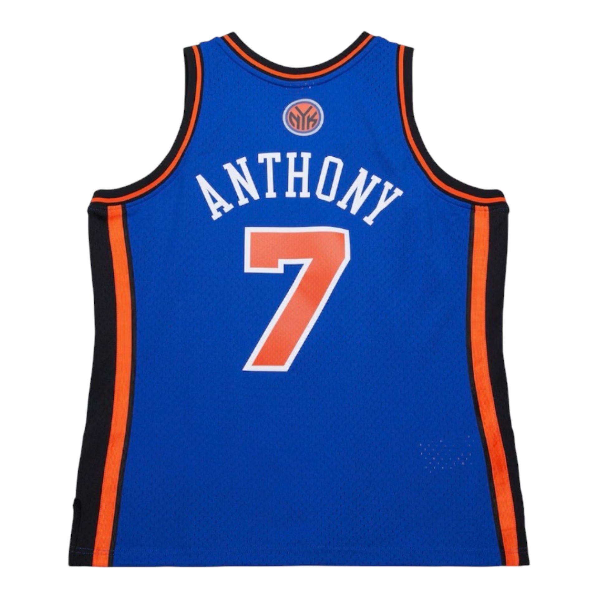 NBA Dark Jersey New York Knicks 2010 Carmelo Anthony  Blue Swingman