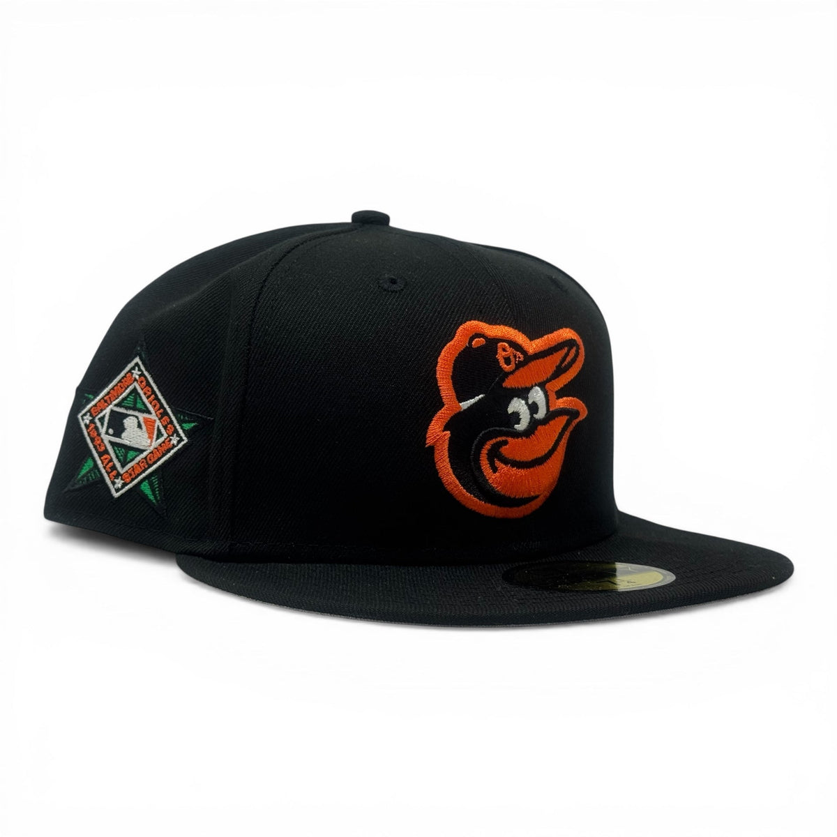 Baltimore Orioles 1993 All Star Game Fitted Hats-Black