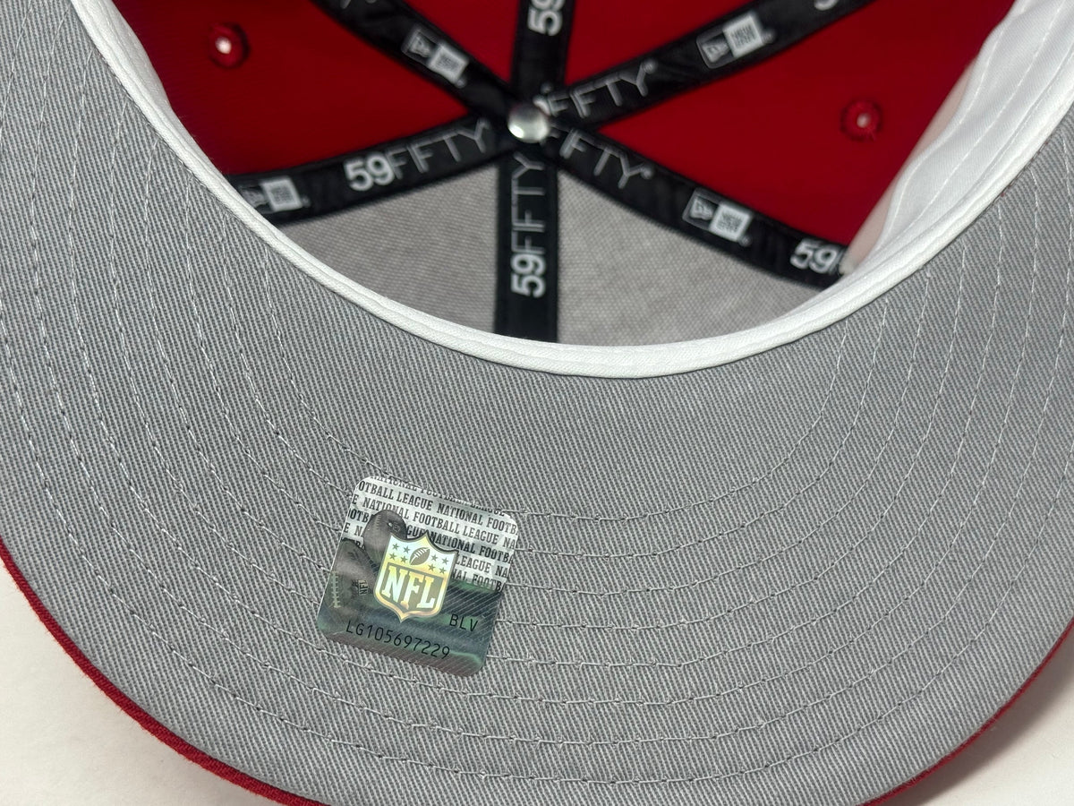 Red New York Giants Super Bowl XLVI 59Fifty Fitted Hat-Red