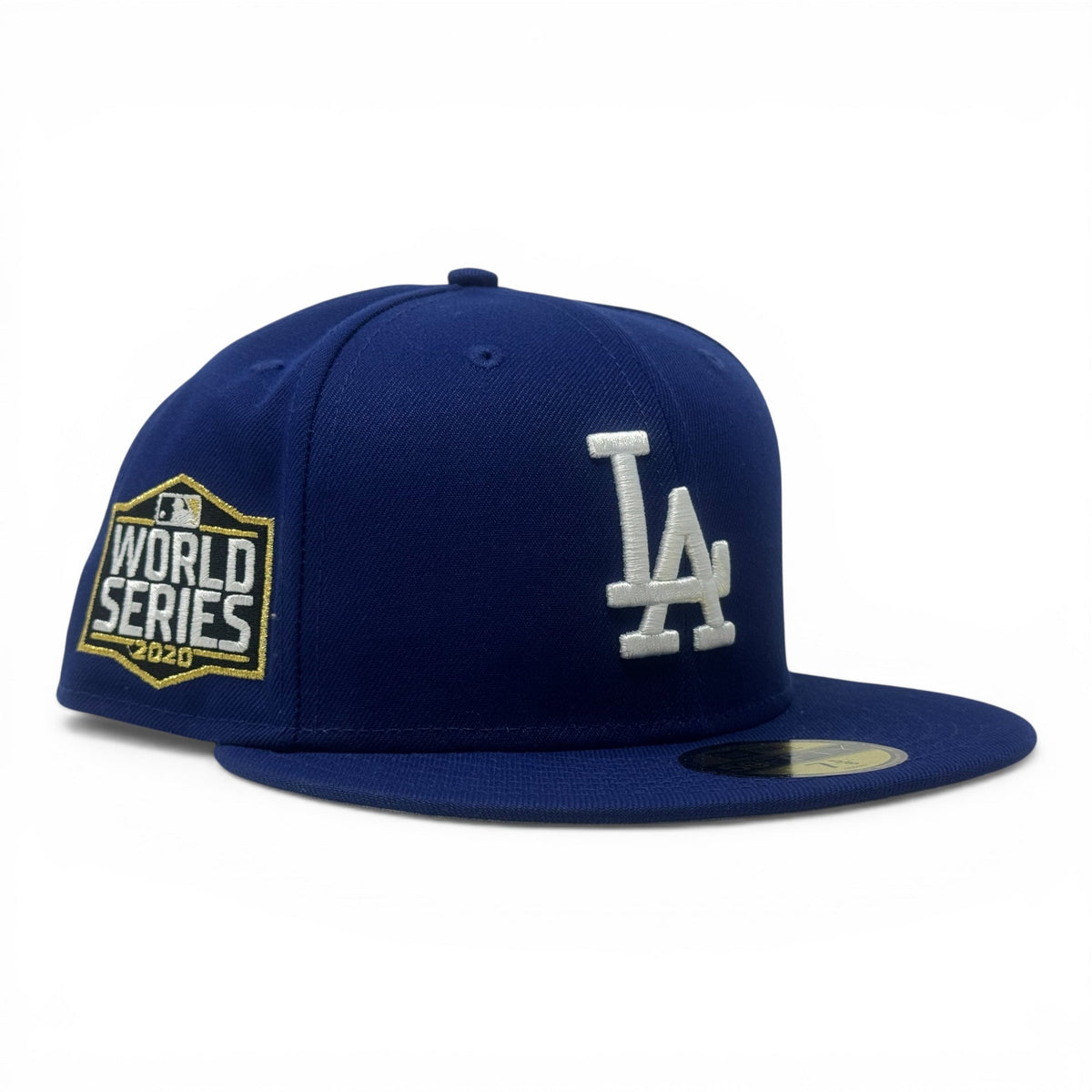 Los Angeles Dodgers 2020 World Series Champions Fitted Hat-Royal Blue