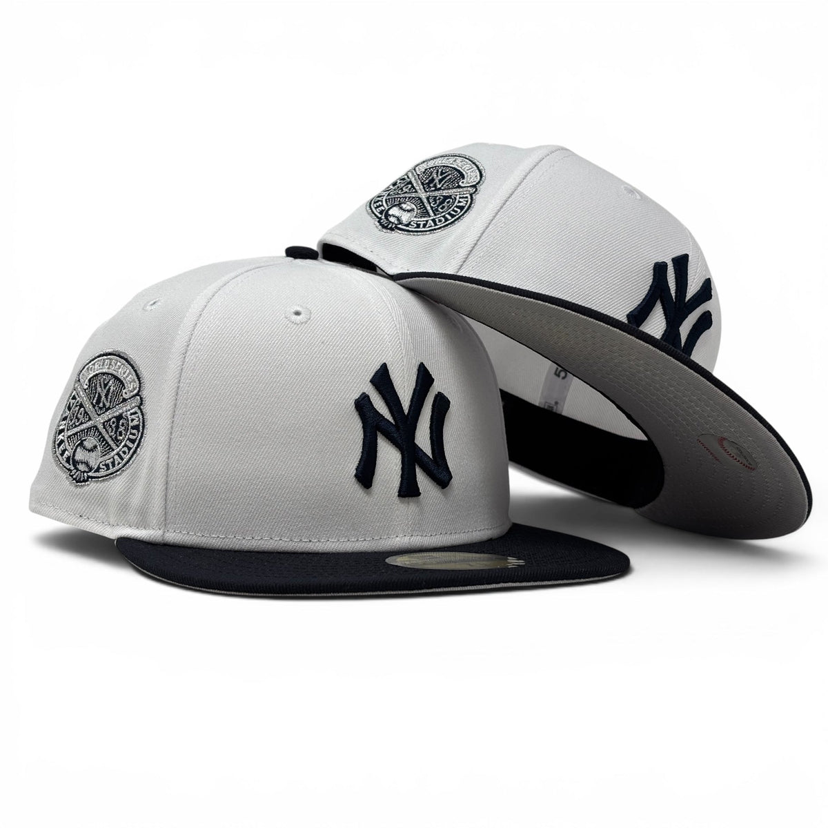 New York Yankees 1938 World Series Fitted Hat-White Navy