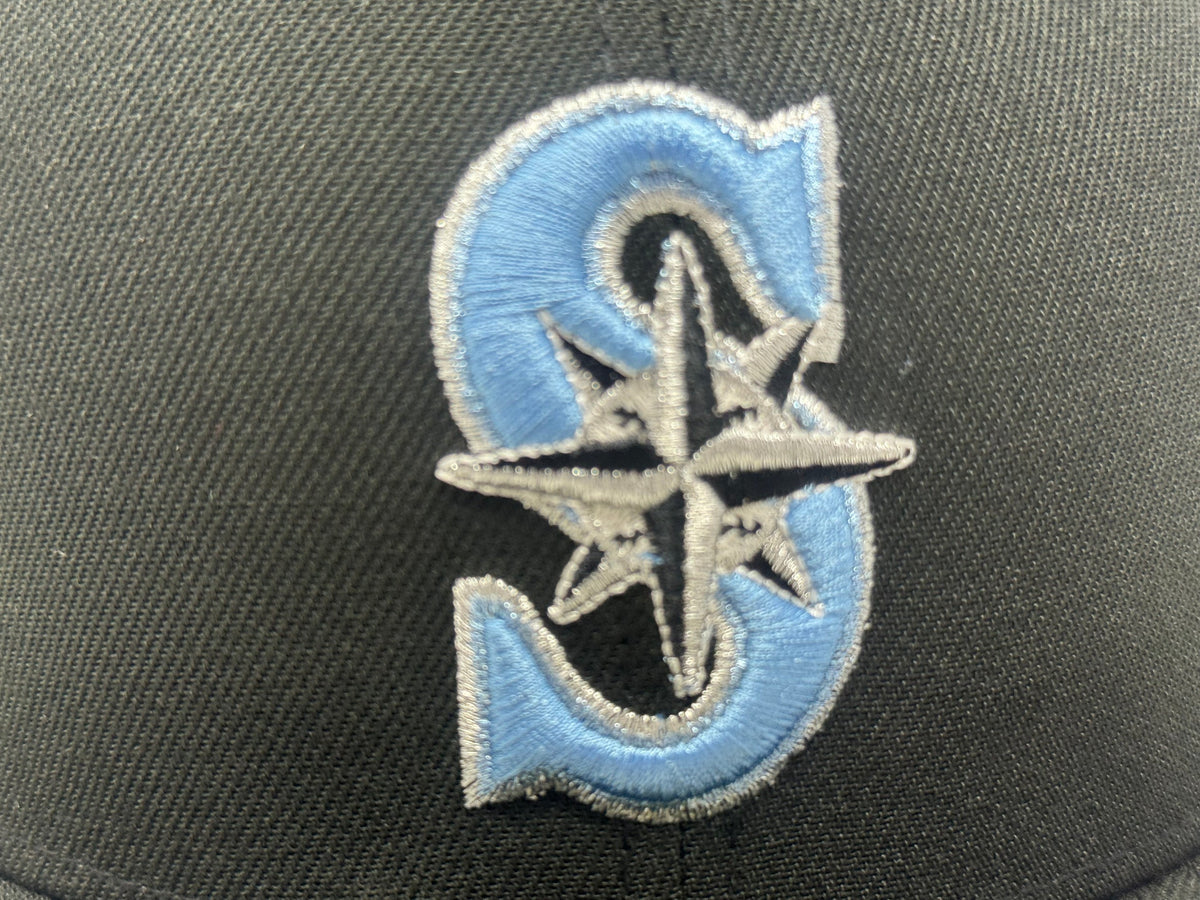 Seattle Mariners 30th Anniversary Fitted Hats-Black