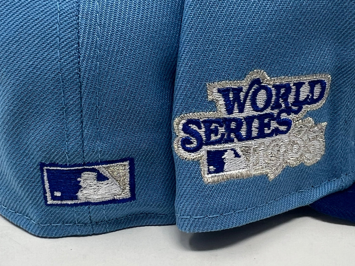 Kansas City Royals 1986 World Series Sky New Era Fitted Hat