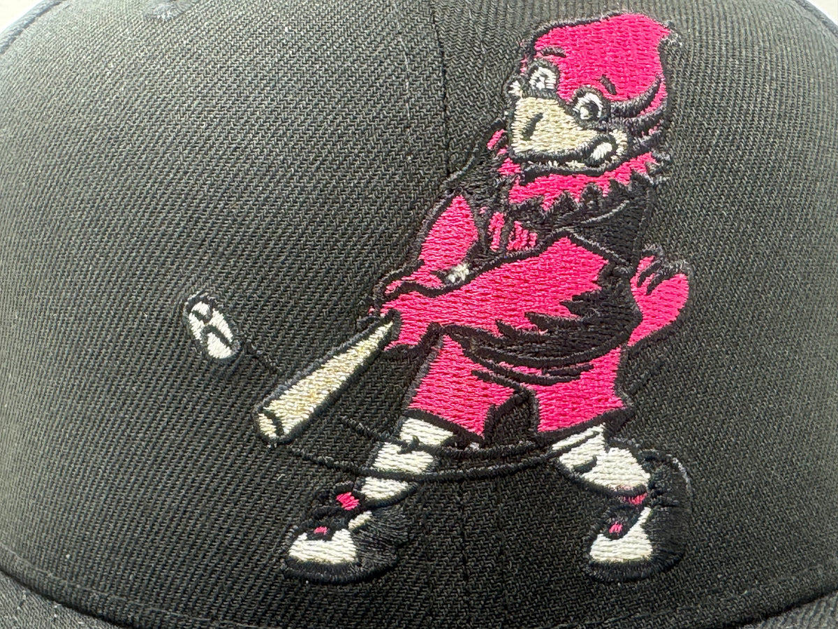 Memphis Red Birds Minor League New Era Fitted Hat-Black Lava
