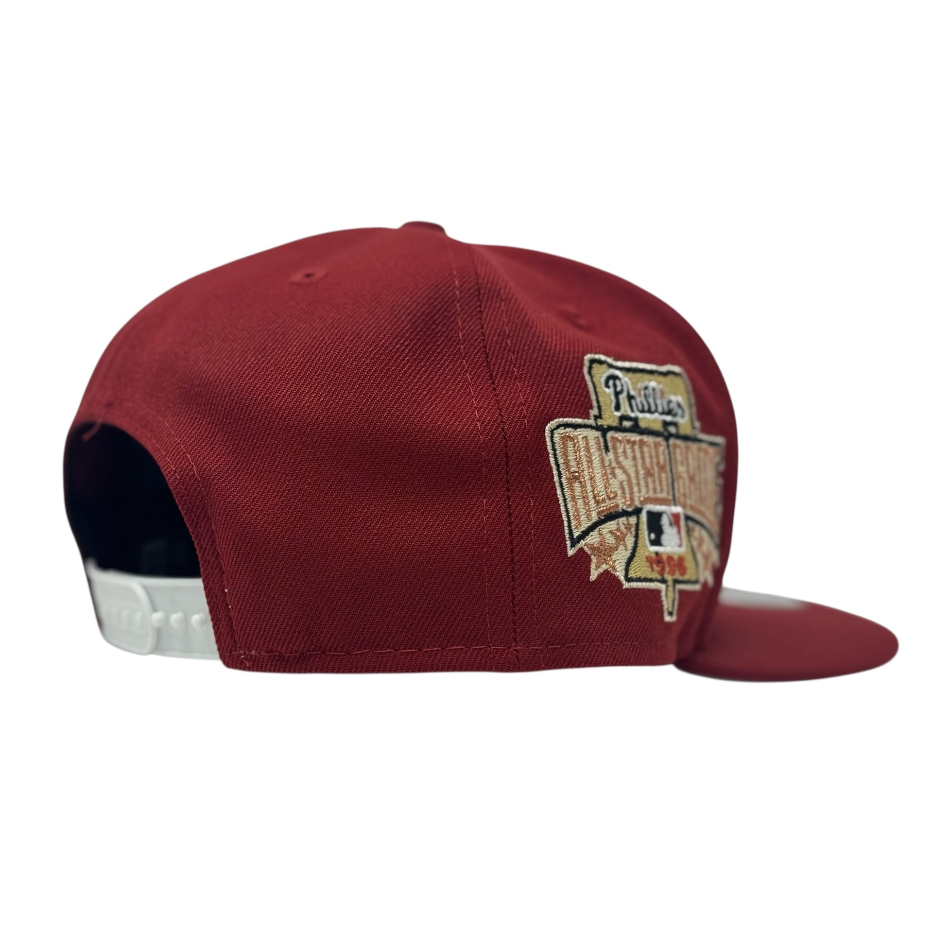 Philadelphia Phillies 1996 All Star Game Snapback Hats-Brick Red