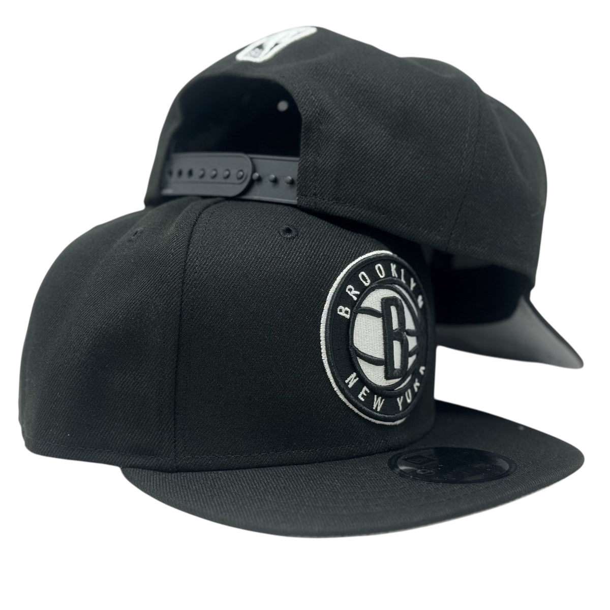 Brooklyn Nets Team Snapback Hat-Black