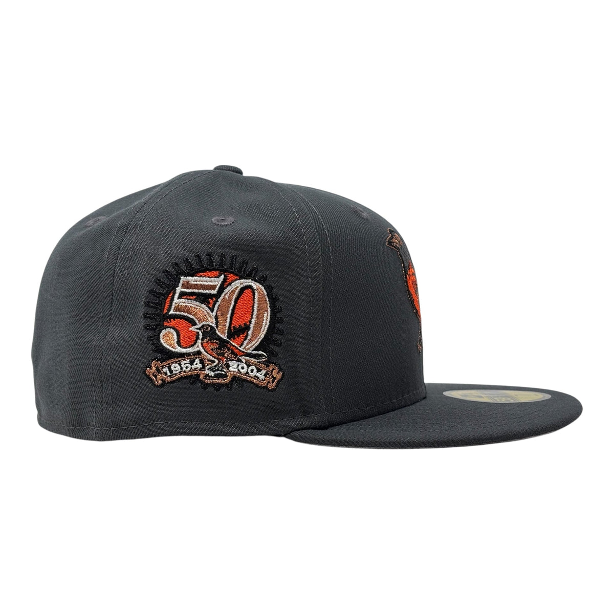 Baltimore Orioles 50th Anniversary 59Fifty New Era Fitted Hats-Dark Gray