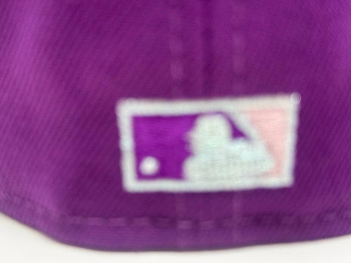 Seattle Mariners 30th Anniversary Fitted Hats-Sparkling Grape