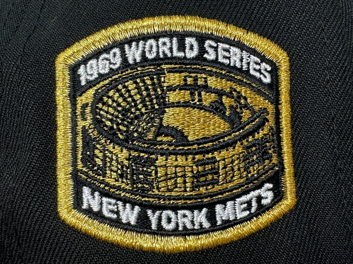 New York Mets 1969 World Series Black 59Fifty New Era Fitted Hat