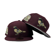 Baltimore Orioles 50th Anniversary Maroon 5950 New Era Fitted Hat