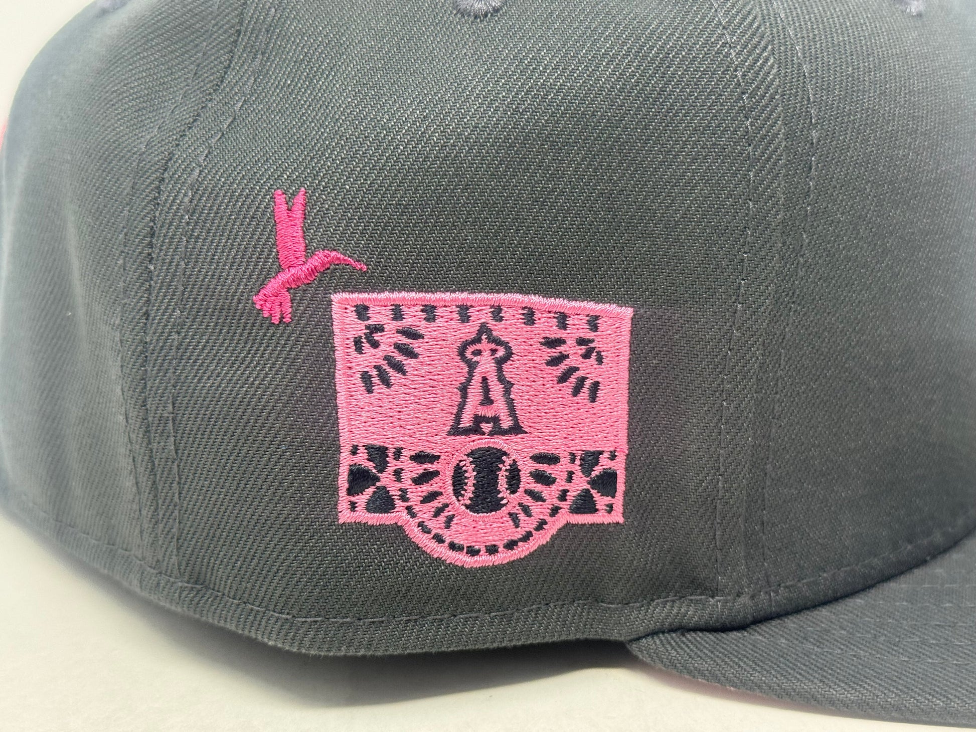 Los Angeles Angels Day of the Dead Graphite 59FIFTY Fitted