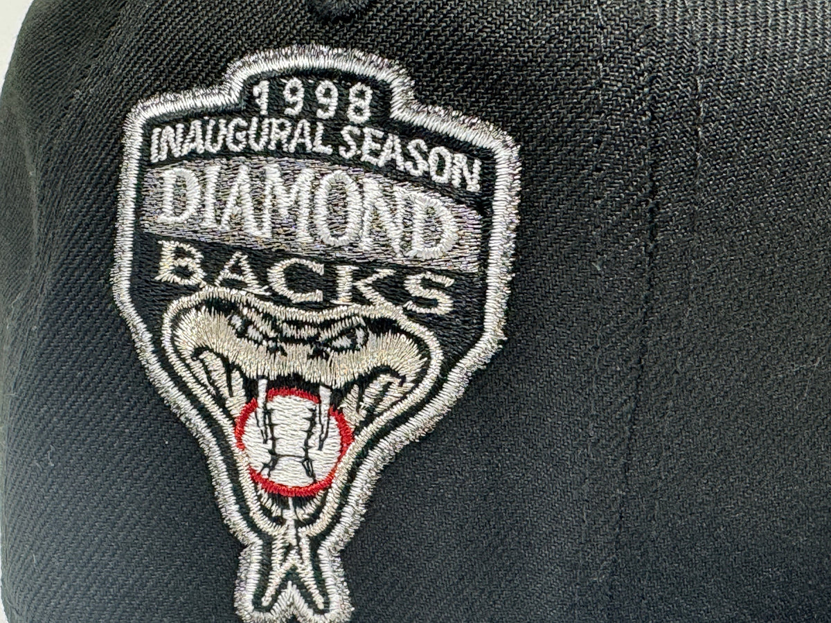 Arizona Diamondbacks 1998 Inaugural Season Sneaker Pack Black 59Fifty New Era Fitted Hat
