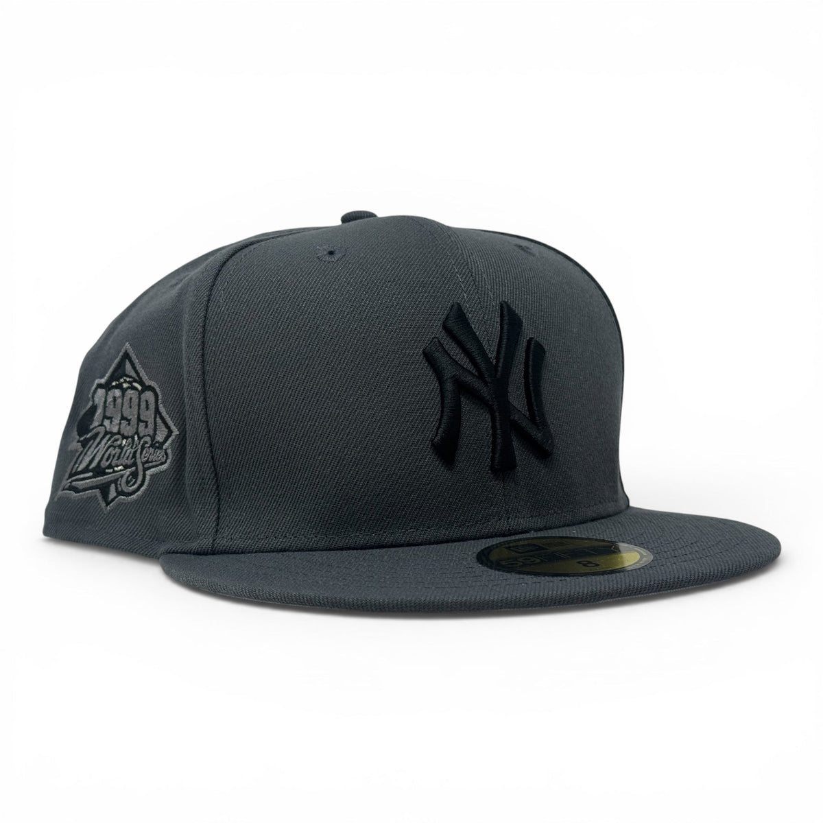 New York Yankees 1999 World Series New Era Fitted Hat-Dark Gray