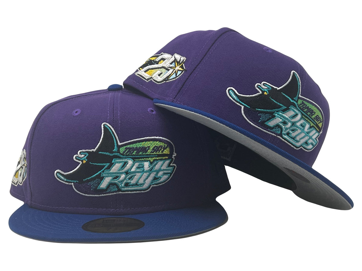 TAMPA BAY DEVIL RAYS 25TH ANNIVERSARY NEW ERA FITTED HAT
