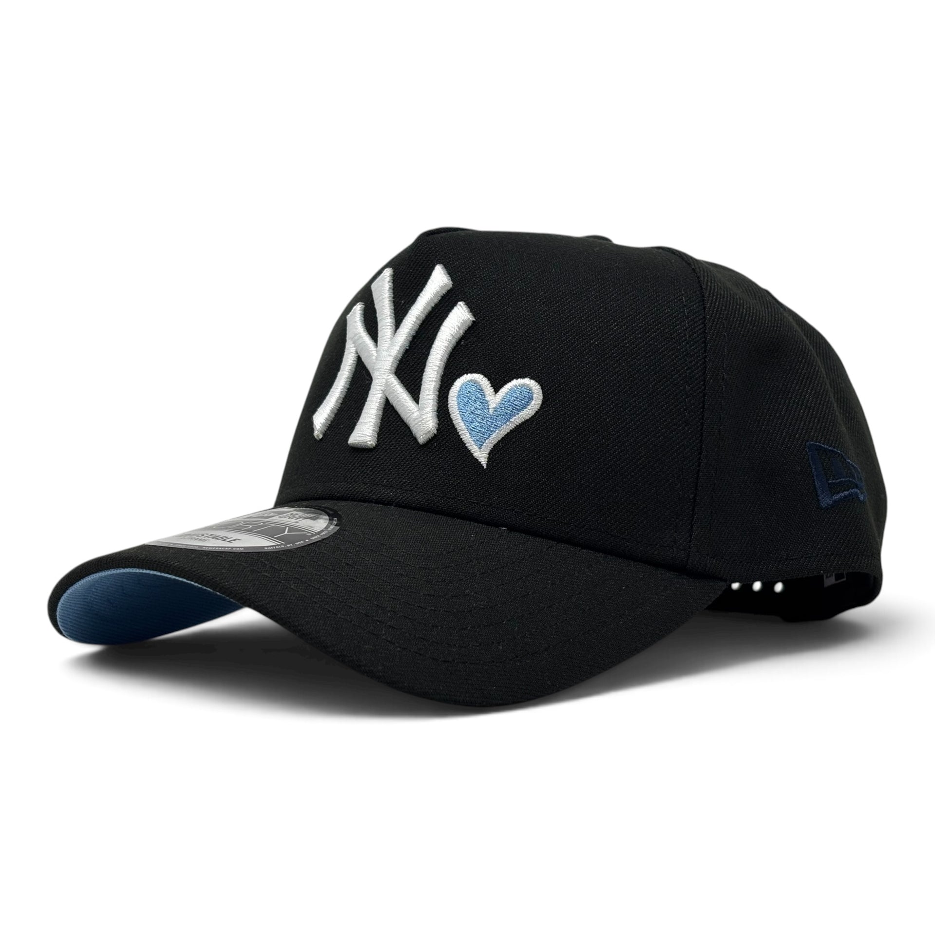 New York Yankees 2024 World Series with heart New Era 9forty A-Frame Snapback Hat