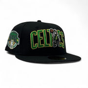 Boston Celtics 1946 Established Fitted Hats-Black