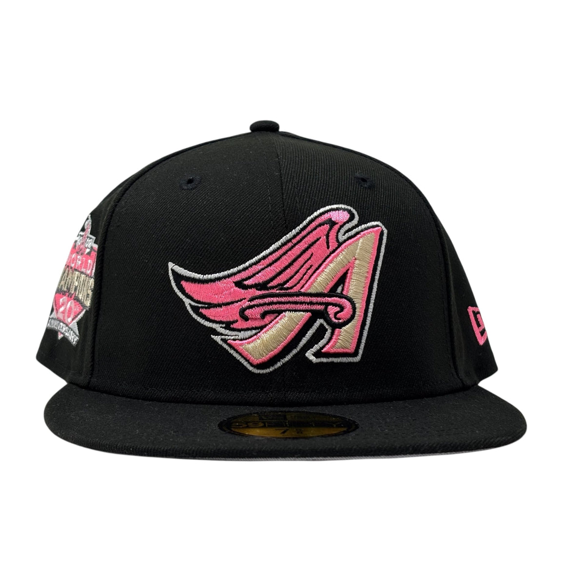 Los Angeles Angels 59Fifty New Era Fitted Hats-Black