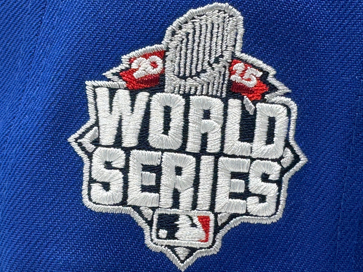 Kansas City Royals 2015 World Series Fitted Hat-Royal