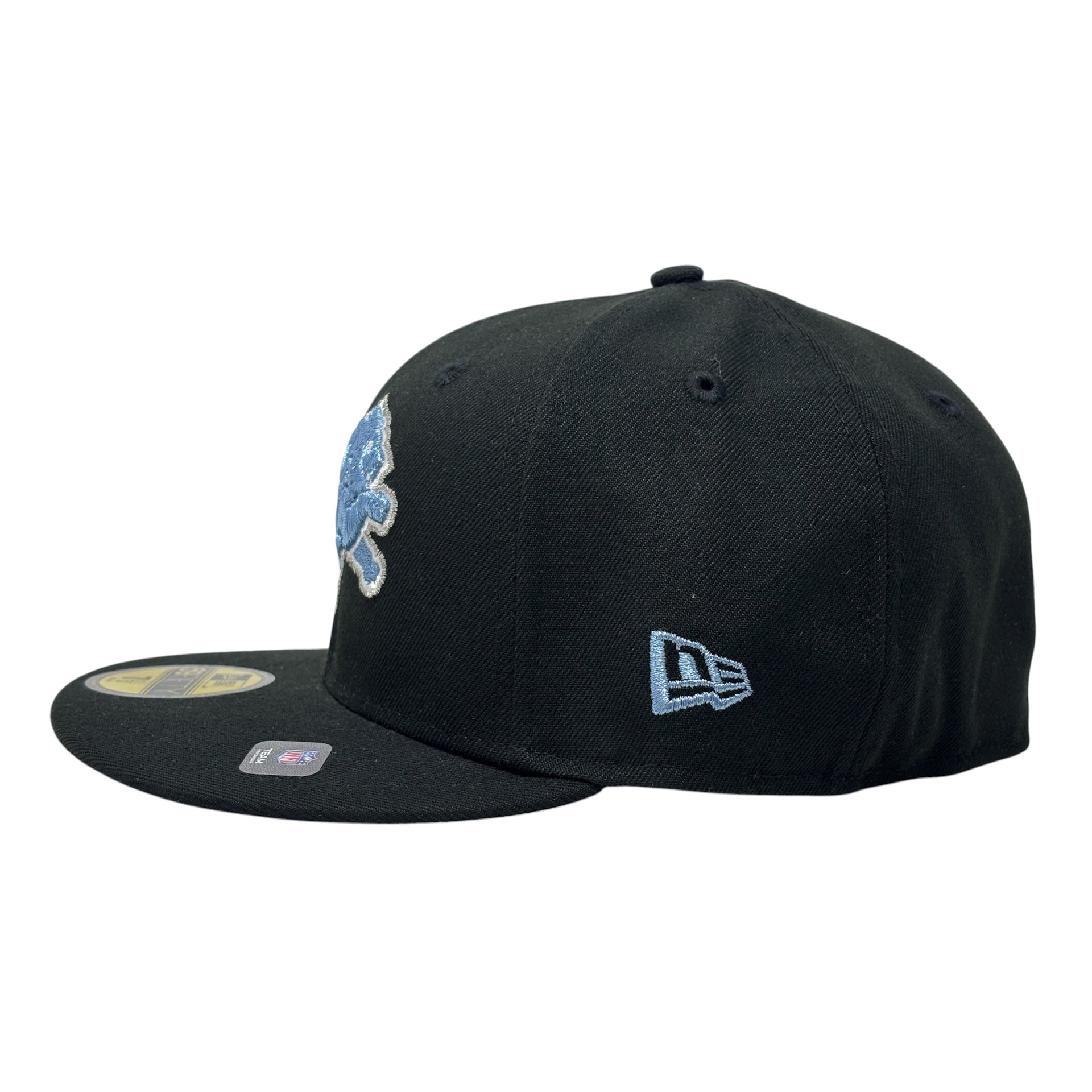 Detroit Lions Pro Bowl Icy Brim NFL New Era Fitted Hat- Black