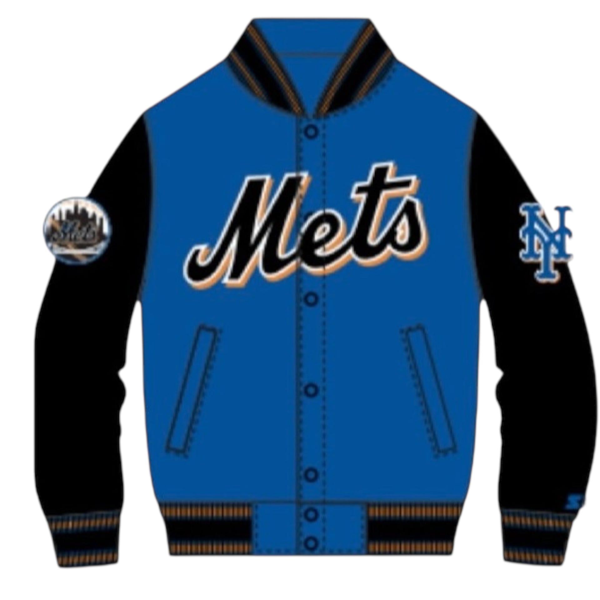 Mets Starter Jacket Black