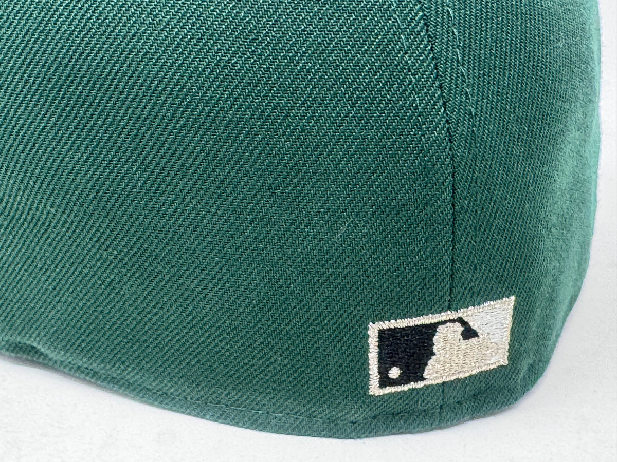 Seattle Mariners 30th Anniversary Pink Brim Fitted Hats-Green