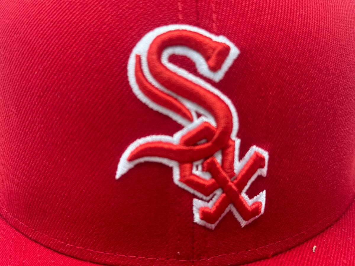 Chicago White Sox 95th Anniversary New Era Fitted Hat-Red