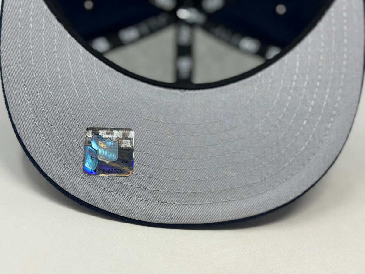 Los Angeles Rams New Era 59 fifty Fitted Hat Cap Navy Blue